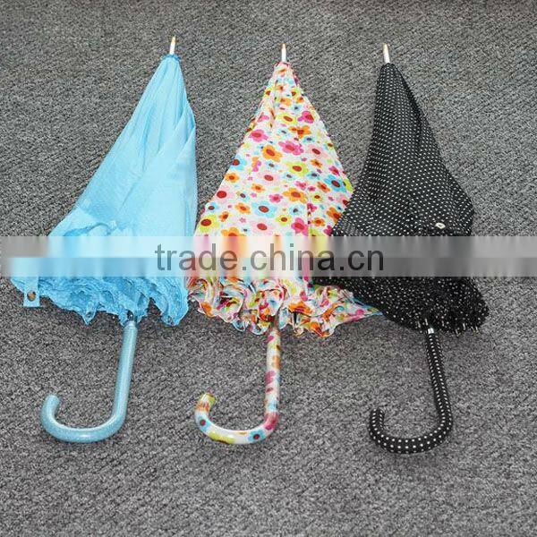 23 inch lovely blue straight umbrellas for promotional