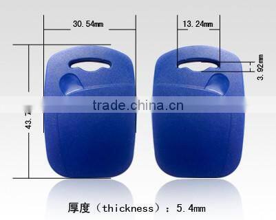 punched hole 13.56MHz rfid magnetic key fob for access control system