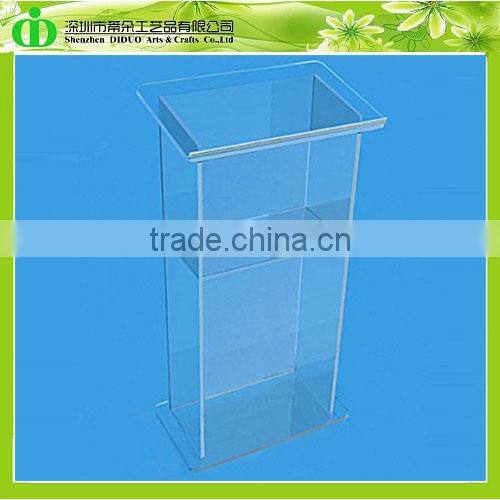 DDL-0057 Trade Assurance Alibaba China Supplier Wholesale Podium Acrylic Lectern