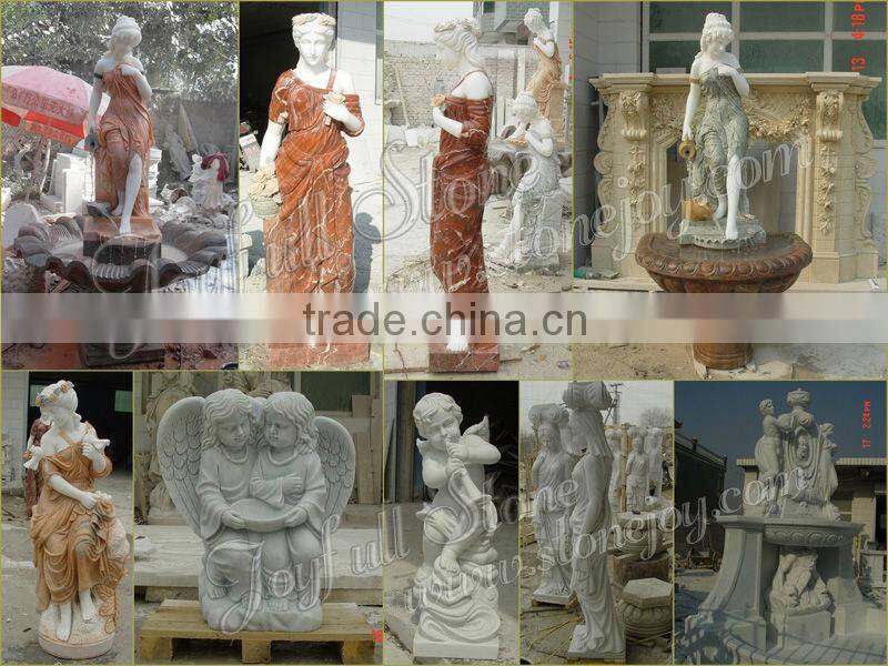 Marble life size angel statue