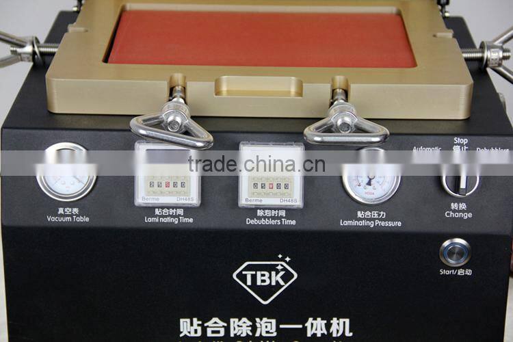 Hot sell TBK all-in-one vacuum oca lamination machine Max 12inch screen