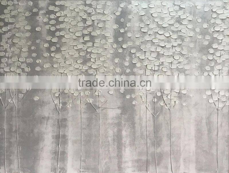 Original Tree Abstract Hanpainted Canvas Oil Painting