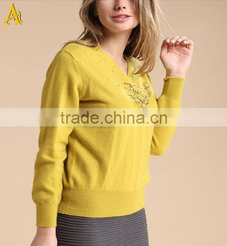 custom wool sweater design for girl