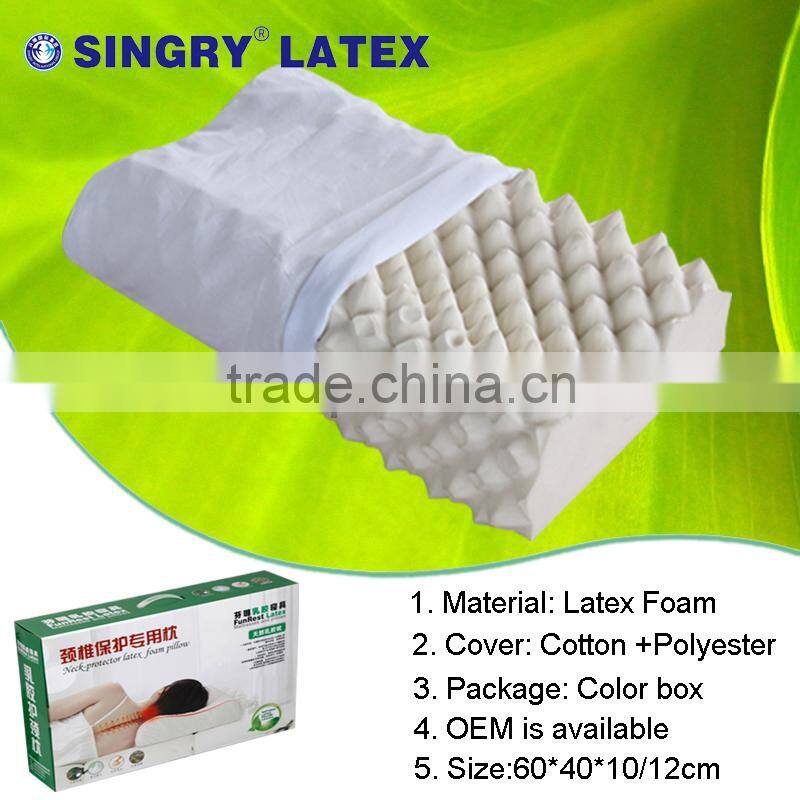 Fashion 100% Latex Competitive Price Wholesale Massage Pillow