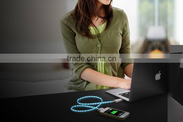 Shine the spotlight with water the LED light cable