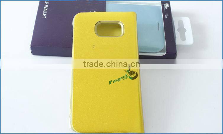 For samsung galaxy s6 case leather case for samsung s6, protective case for samsung galaxy S6