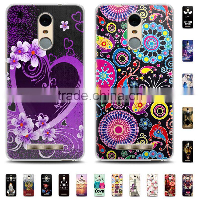 Instock Carton Art Printed Cute Flora Flowers Case For RedMI Note3 Animal Painting Soft TPU Cover For Xiaomi RedMI Note3