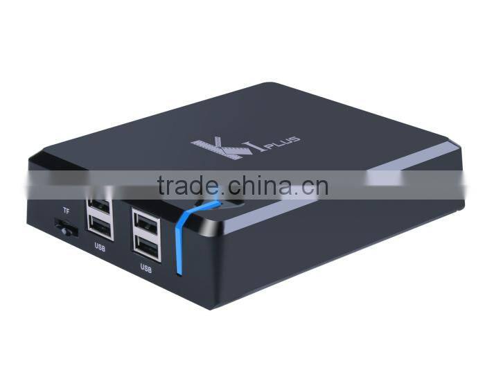 No monthly payment K1 Plus Amlogic S905 with DVB T2/S2 hot selling 2016 Android STB /DVB/tv box quad core 5.1 OS