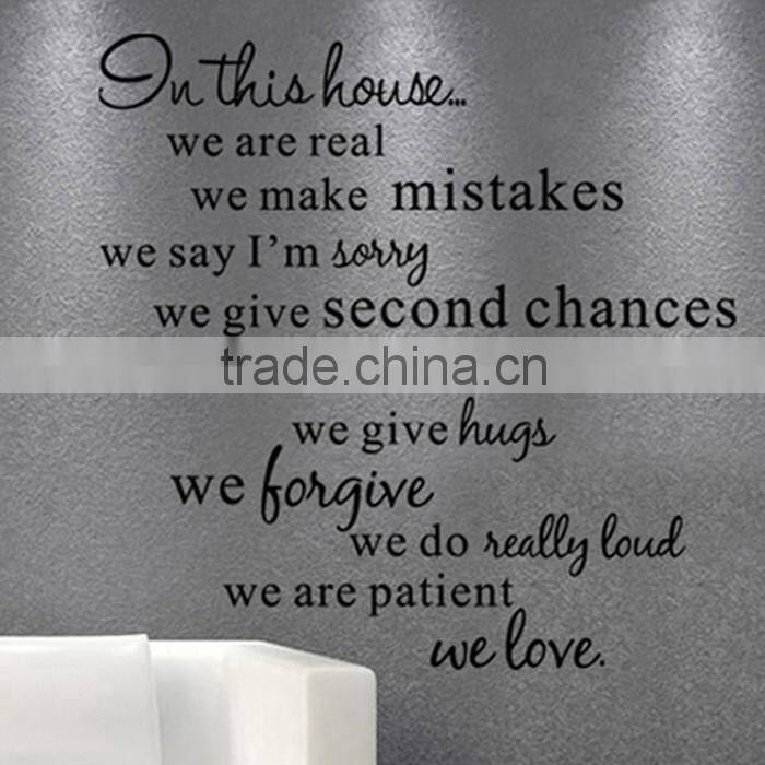 Good Quality Hot Sell Alphabet Letter Wall Stickers Home Decor Text