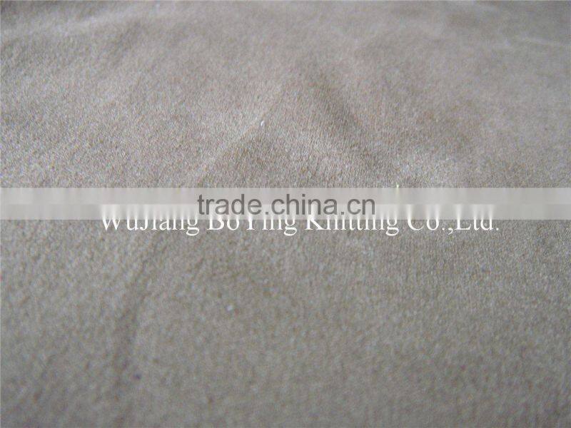 polyester suede lady's boots fabric