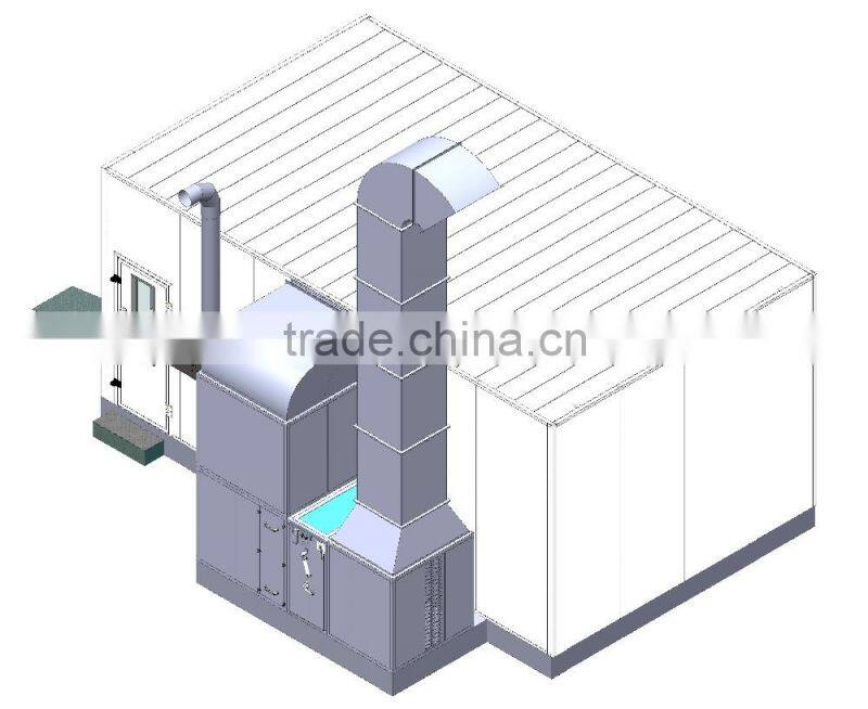 JF spray booth with good price meet the CE standard paint bake well in the painting room clean effecient and durable