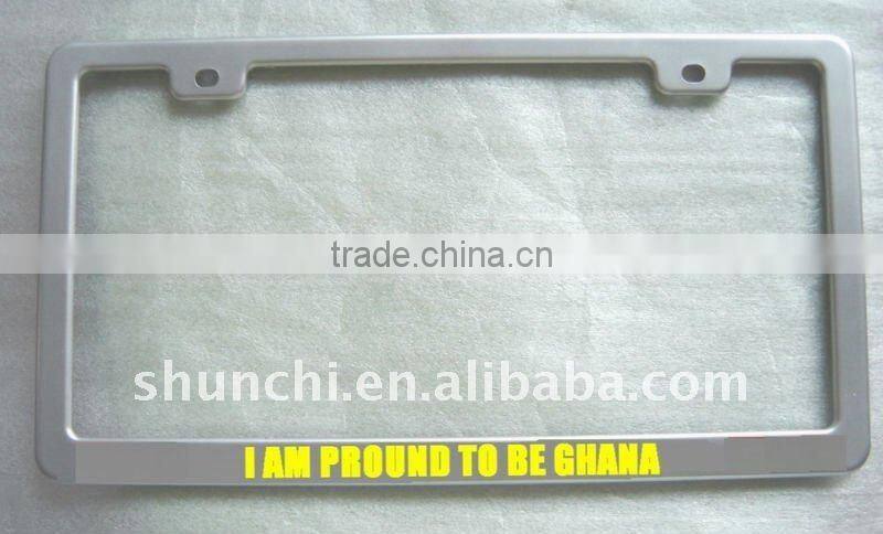 American license plate frame