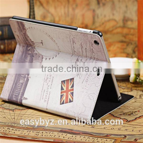 Hot in for ipad 5 / air retro scenic spots stand holster Tablet Case protective shell