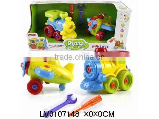 Funny take part plastic car intelligent toy