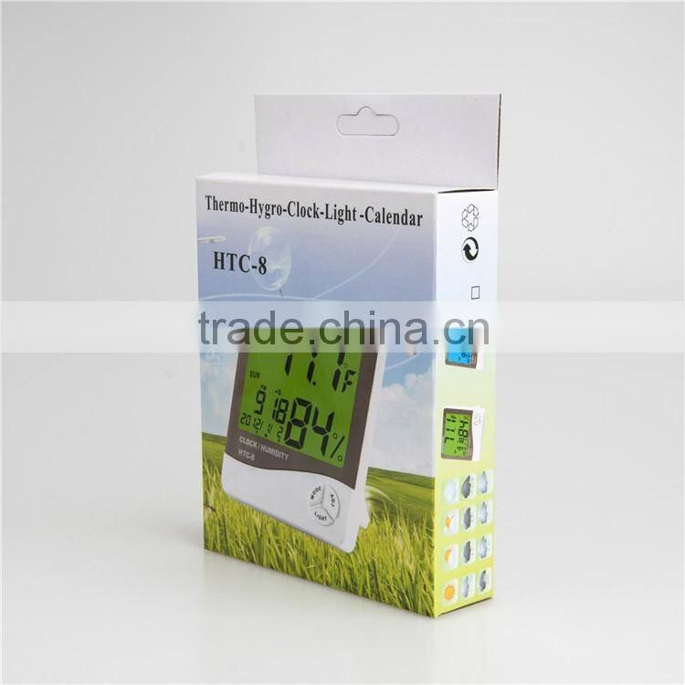 3 in 1 Digital LCD Screen backlight Thermometer Humidity meter