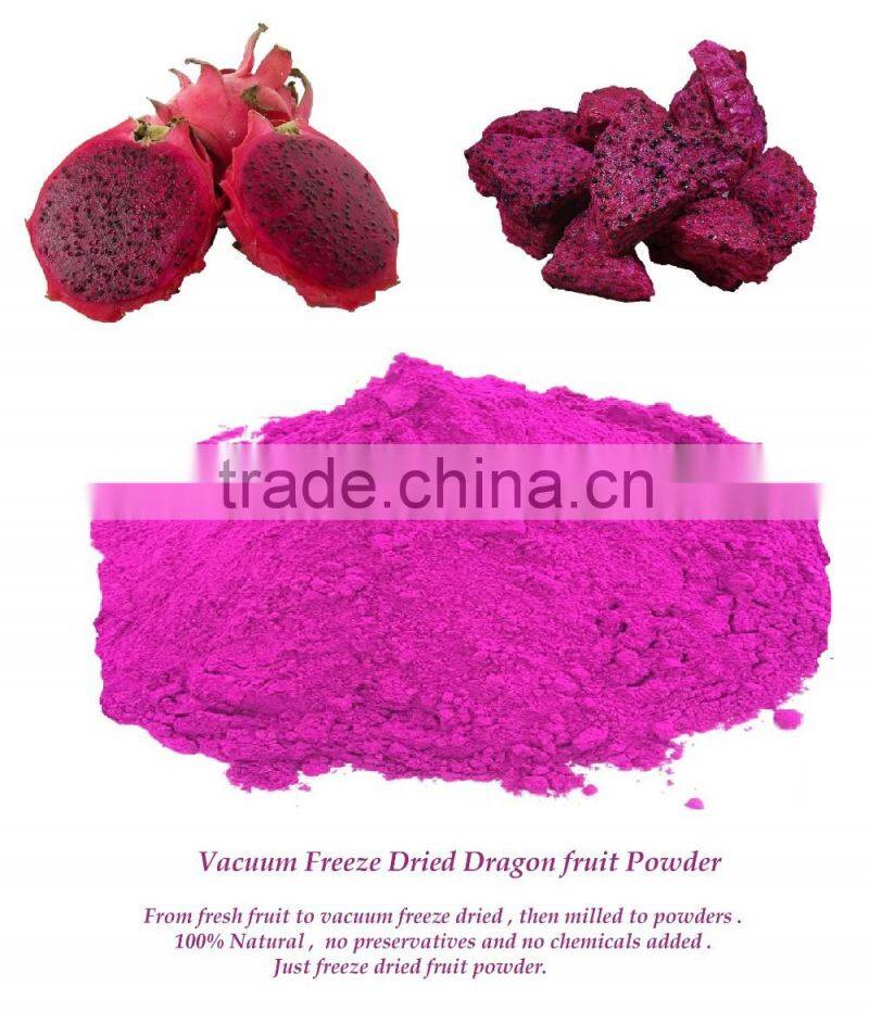 HQ Vacuum Freeze Dried Red Dragon fruit powder from Thailand ( Thai Ao Chi Fruits )