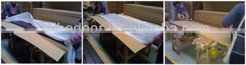 Wooden interior swing doors with different style
