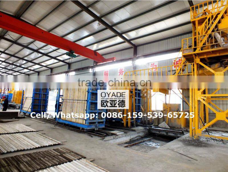 Shandong factory supplier automatic precast EPS concrete sandwich wall panel making machine production line for building industy