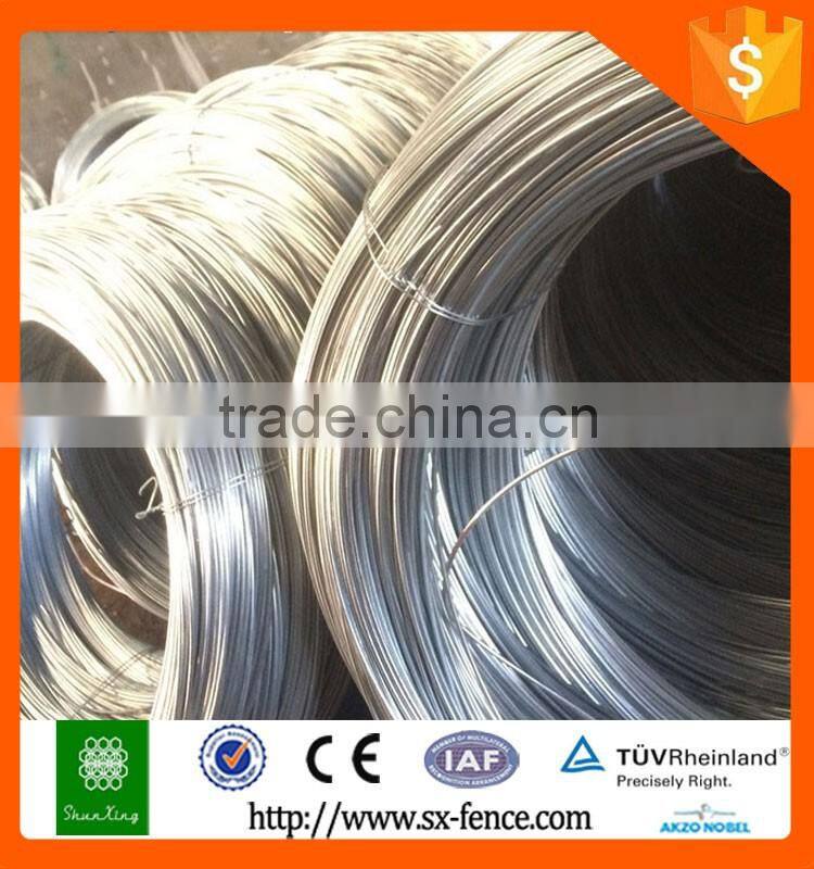 Hot dipped galvanized binding wire
