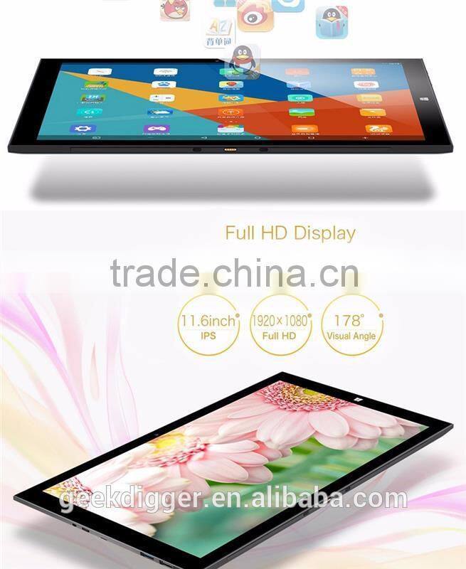 Teclast TBOOK 16 2 in 1 Ultrabook Tablet PC-BLACK/11.6 inch Win 10 + Android 5.1 Intel Cherry Trail Z8300 64bit