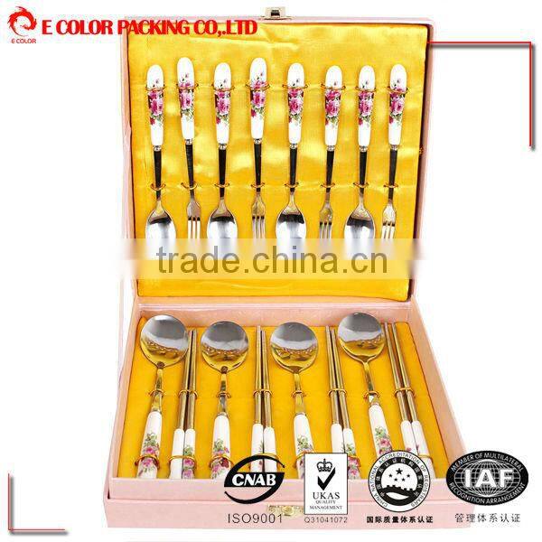 Folding paper tableware box chopstick box