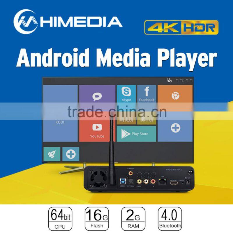 2016 Hot 4K UHD Android media player Himedia Q10pro Android Box Kodi 16.0 Google browser HDD dolby support