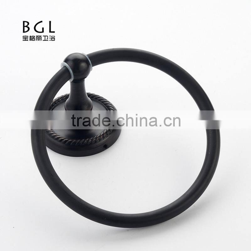 16032 new fashion wall mounted round towel ring chrome bathroom accessories