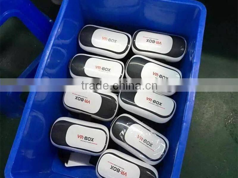 Factory Supply 3D Head Mount VR Box 2nd Generation Virtual Reality vr glasses & Bluetooth Remote Controller