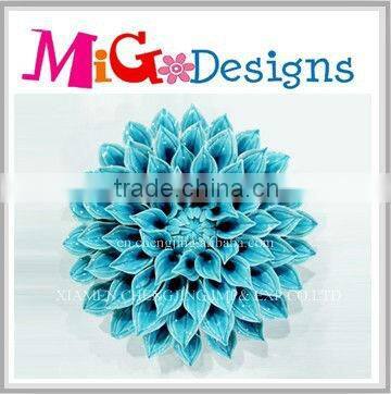 Home Decoration Gift Ceramic Artificial Wedding Blue Flowers