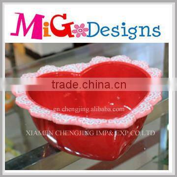 White Ceramic Skull Pot Without Lid Cute Paint OEM