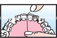 Brand Customized Credit card shape dental floss thin card dental flosser product