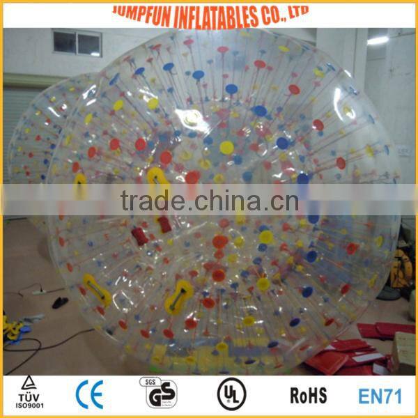 Inflatable Zorbing Ball for sale,Harness Zorb Ball made by PVC or TPU