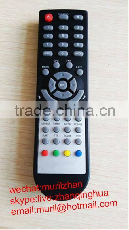 High Quality Black 55 keys MAXplus remote control for Integrated Receiver Decoder