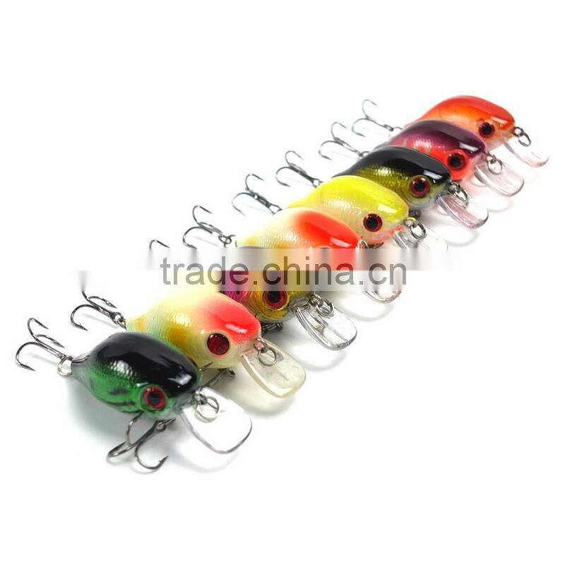 6cm 8g Fishing Lures Minnow Crankbait Crank Bait Bass Tackle Treble Hook Fishing tackle