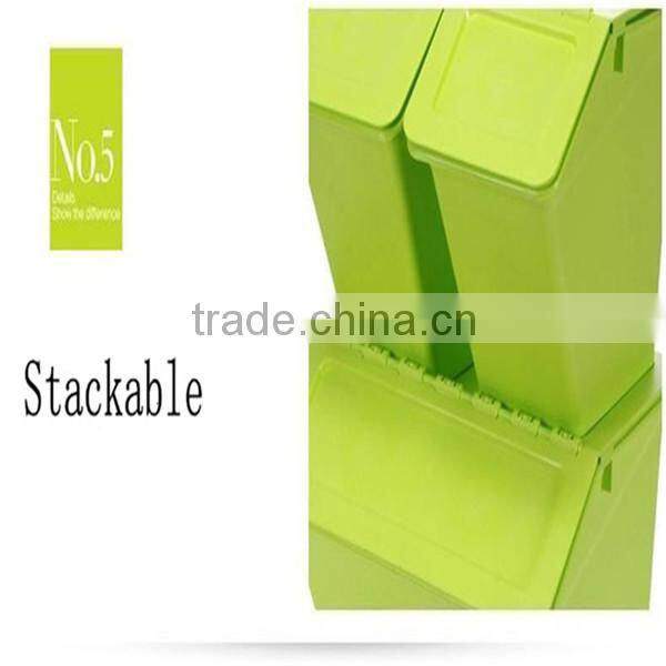 Plastic Clothes and Toy box with lid heavy duty storage box
