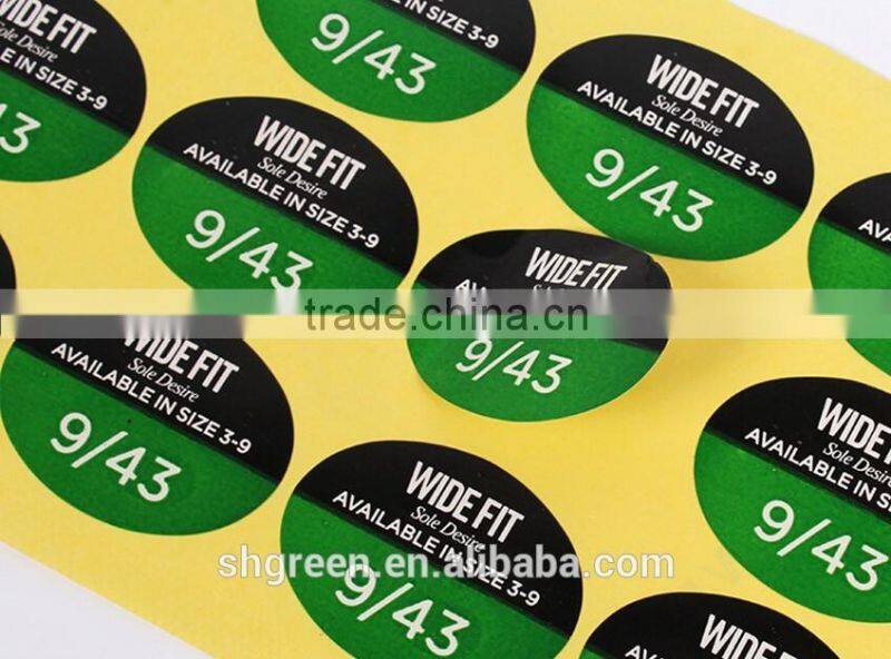 Safe paper sticker for cosmetics