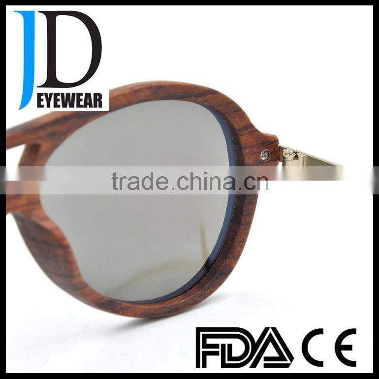 big face navy blue sun lenses pilot style real wooden sunglasses rosewood sun glasses