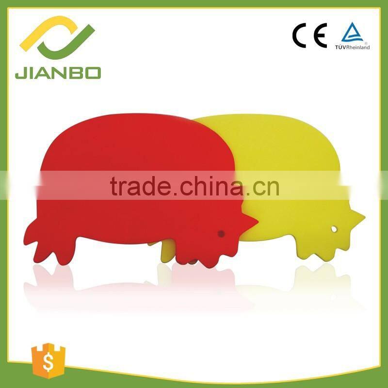3D Animal Cartoon Shape Healthy Chopping Blocks PP Plastic Cutting Boards