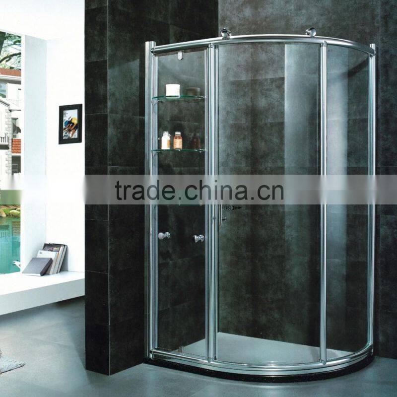 Security tempered glass walk-in shower door