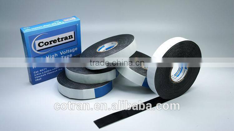 Self-amalgamating ethylene propylene rubber (EPR) pipe wrap tape for 35kv to 69kv electrical cable