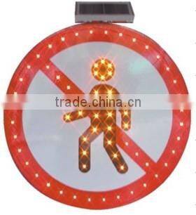 solar powered portable Ultra bright solar traffic arrow marker