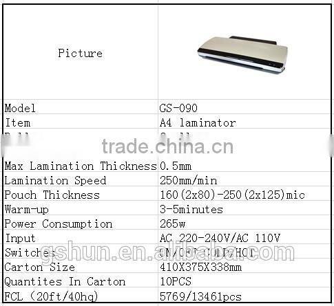 perfect laminating machine good price 230mm laminator machines