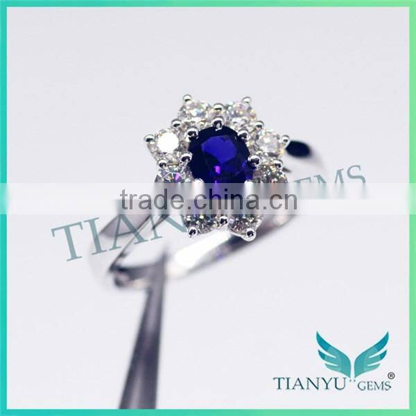 moissanite girdlestone customized 14k gold 1 carat 9 hearts & flower forever one forever brilliant moissanite rings