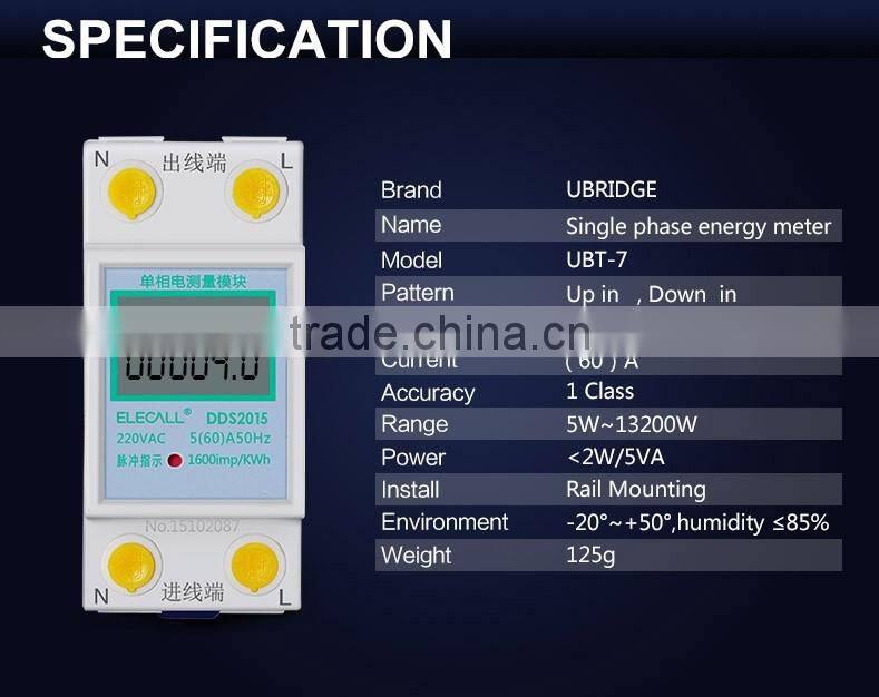home wireless energy monitor / LCD digital energy meter calculate the cost of energy real-time voltage of the power