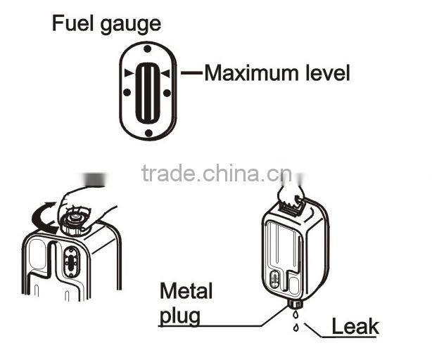 Fuel tank for kerosene heater