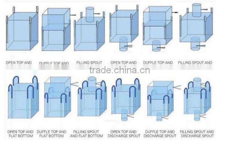 high quality eco-friendly pp jumbo bags scrap