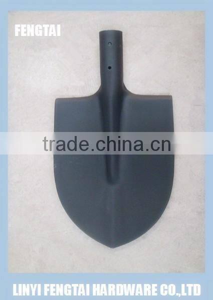 Romania Hand Garden Tools Round Steel Shovel Head