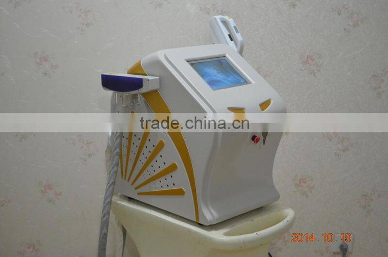 Elight+RF+Q Switched Nd Yag laser IPL super hair removal SHR machine for beauty salon or clinic use