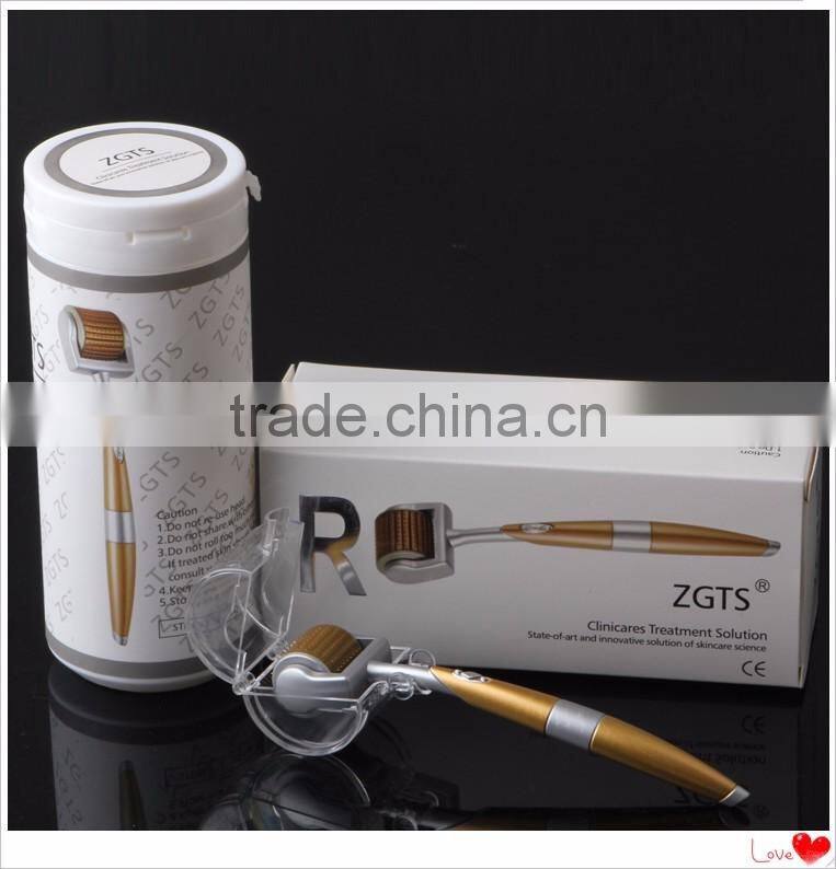 ZGTS derma roller factory supply 192 needles titanium micro dermaroller