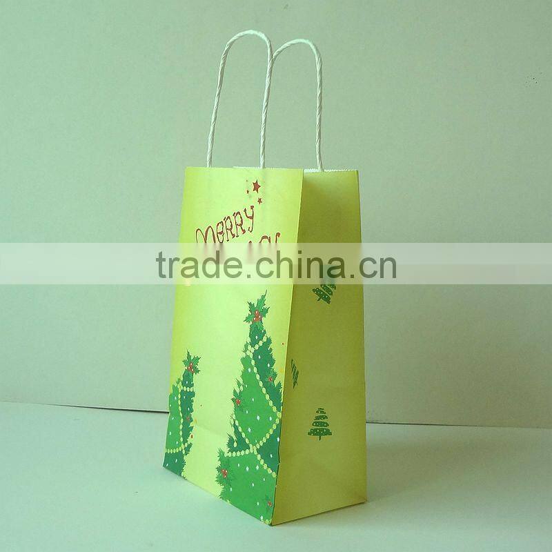 durable custom promotional paper gift packaging bag wholesale